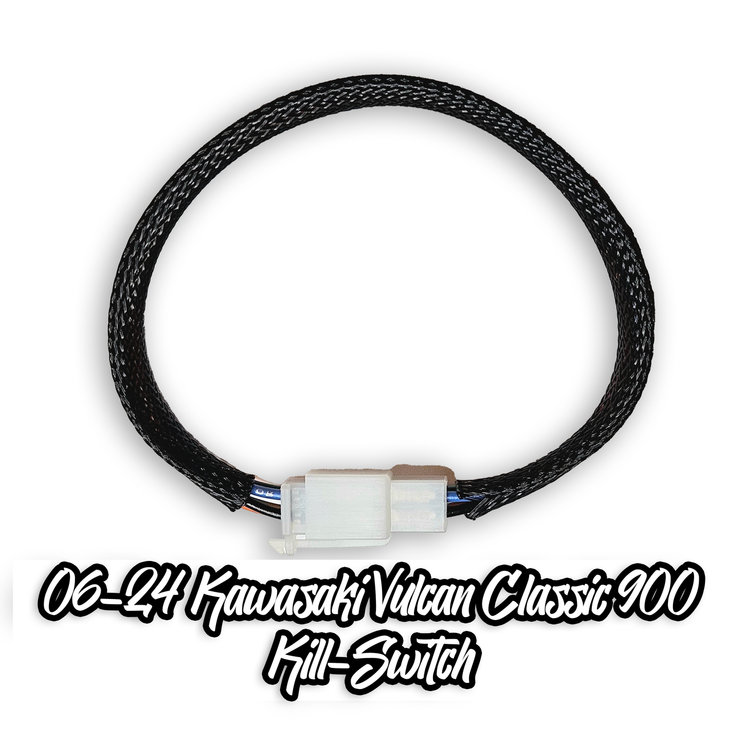 '06-'24 Kawasaki Vulcan 900 Classic Killswitch Wire Extension Harness