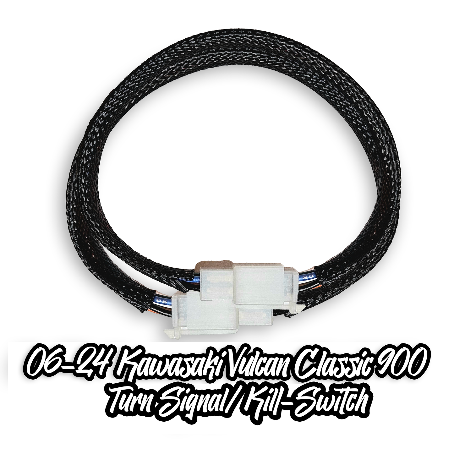 '06-'24 Kawasaki Vulcan 900 Turn Signal/Kill Switch Wire Extension Harness